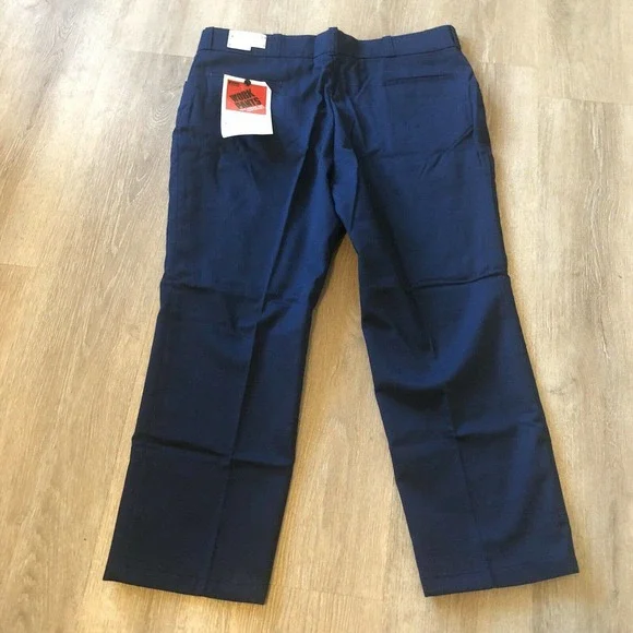 Montgomery Ward vintage work pants flannel lined new NWT. mens 44/29 blue